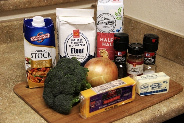 Broccoli Cheese Soup Ingredients